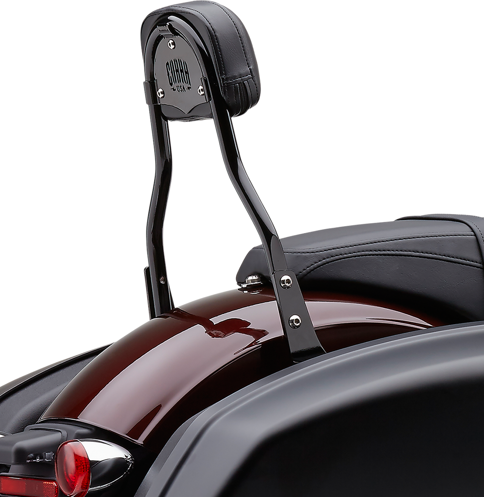 COBRA Backrest Kit - 14" - Black - FLSB 602-2011B - Team Dream Rides