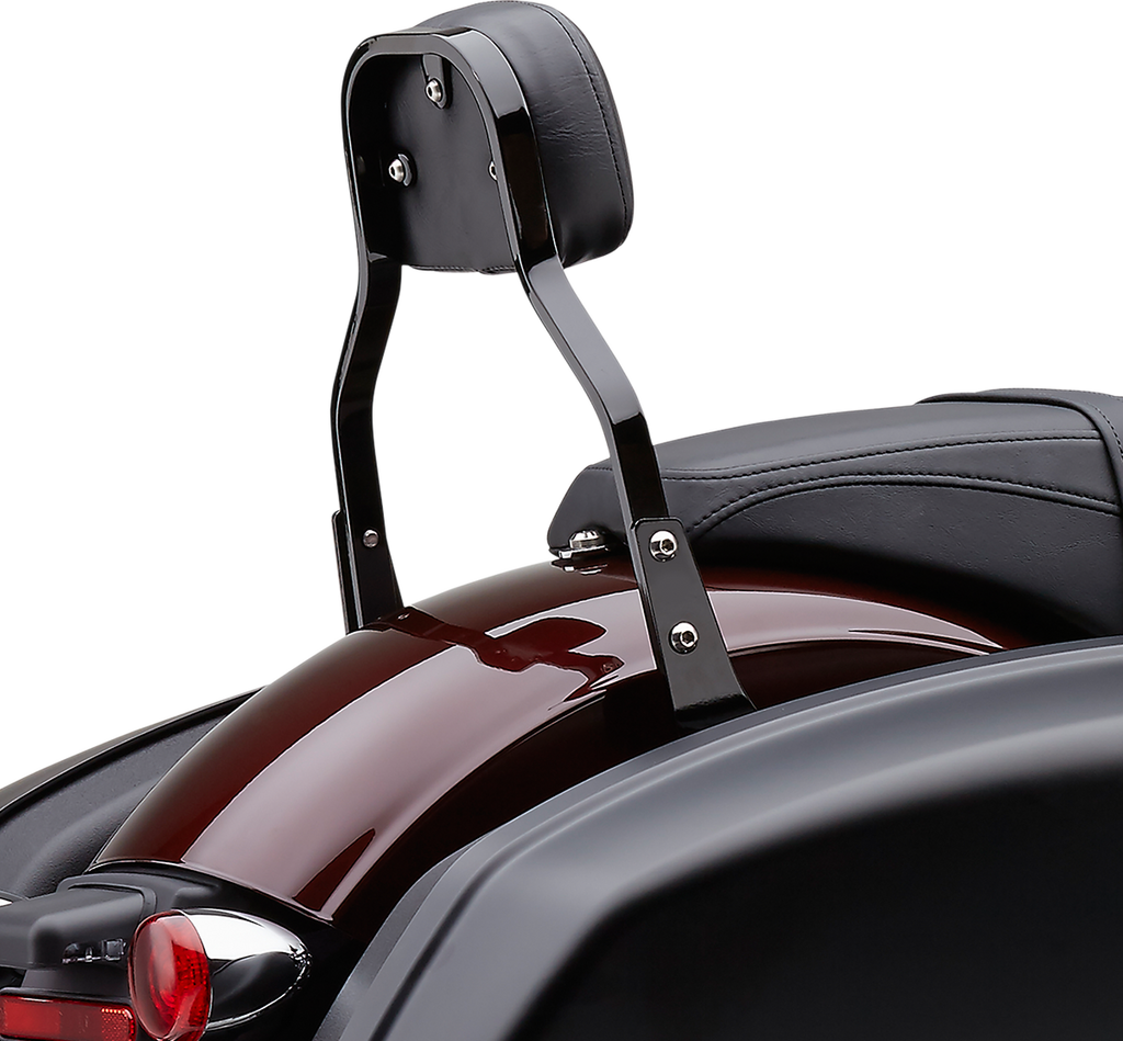 COBRA Backrest Kit - 11" - Black - FLSB 602-2031B - Team Dream Rides