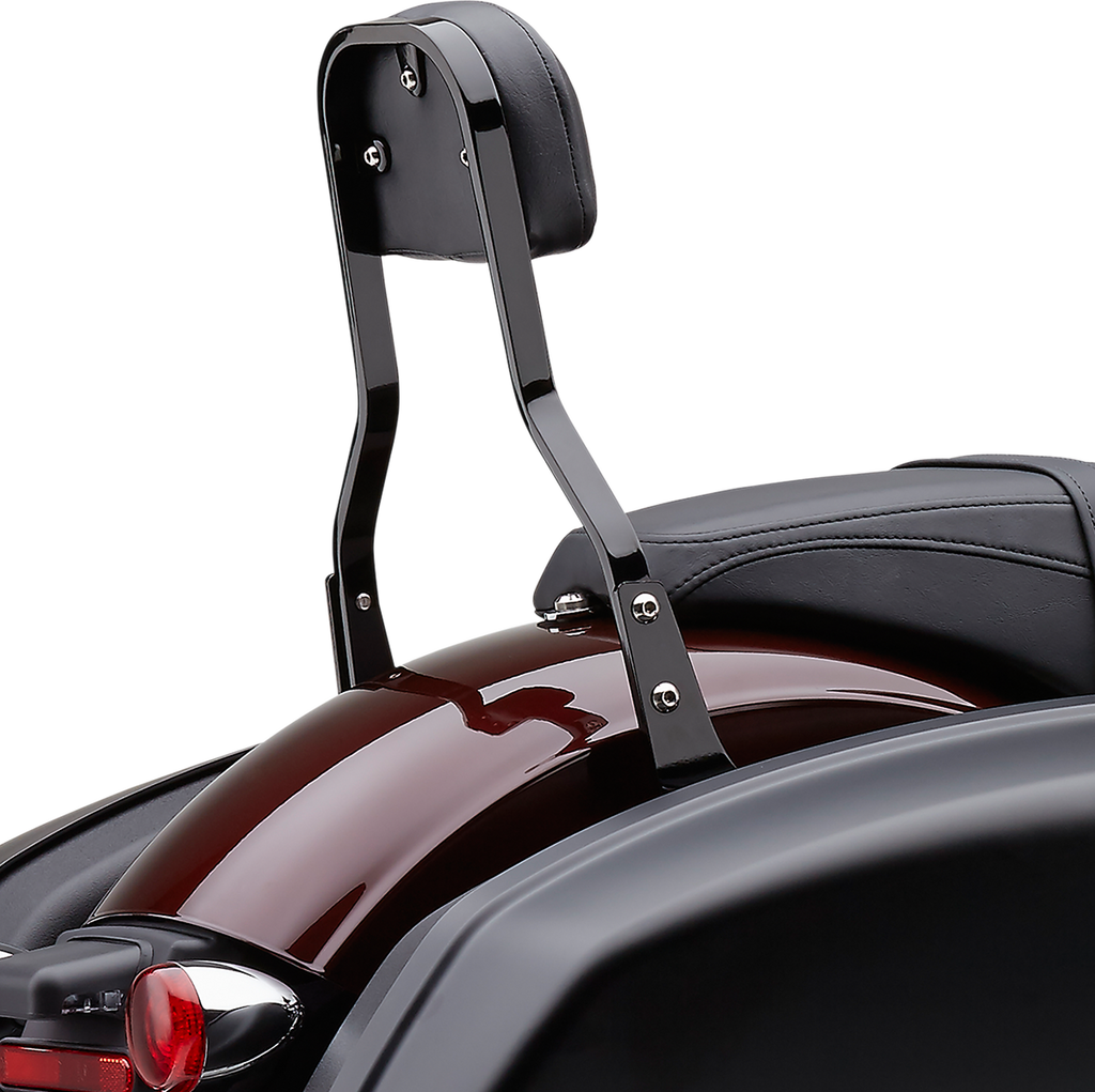 COBRA Backrest Kit - 14" - Black - FLSB 602-2051B - Team Dream Rides