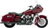 COBRA Dual Speedster Exhaust System for Harley Davidson Dresser 2010-2016 – Black with Billet Tip Part 6973B