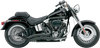 COBRA Speedster Swept Short Exhaust - Black - '12-'17 Softail 6225B - Team Dream Rides
