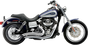 COBRA Speedster Swept Short Exhaust - Chrome - '12-'17 Dyna 6229 - Team Dream Rides