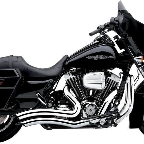 COBRA Speedster Swept Short Exhaust - Chrome - '10-'16 FL 6230 - Team Dream Rides