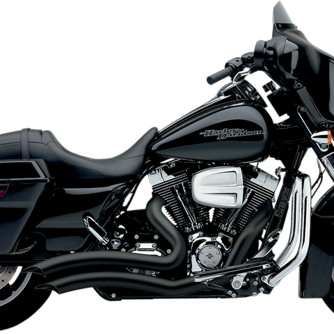 COBRA Speedster Swept Short Exhaust - Black - '10-'16 FL 6230B - Team Dream Rides