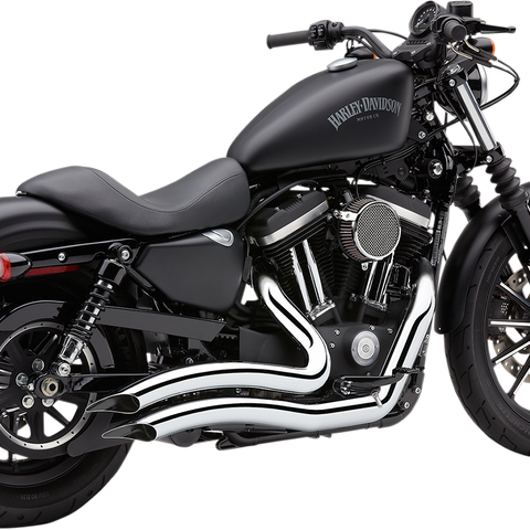 COBRA Speedster Swept Short Exhaust - Chrome - '14-'20 XL 6233 - Team Dream Rides