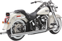 COBRA True Dual Exhaust - Billet Tip - '97-'06 Softail 6984 - Team Dream Rides
