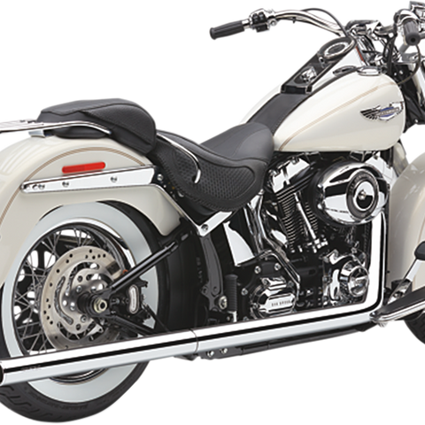 COBRA True Dual Exhaust - Billet Tip - '97-'06 Softail 6984 - Team Dream Rides