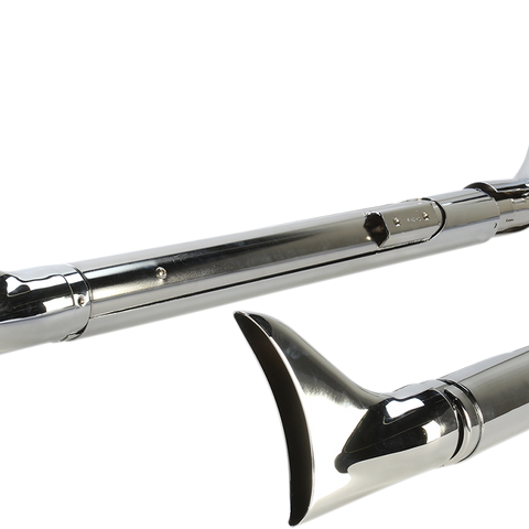 COBRA True Dual Exhaust - Fishtail - '07-'11 Softail 6988 - Team Dream Rides