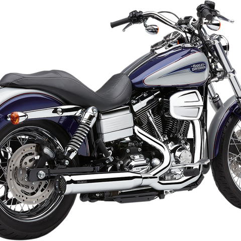 COBRA Power Pro RPT Exhaust - Chrome - '12-'17 Dyna 6468 - Team Dream Rides