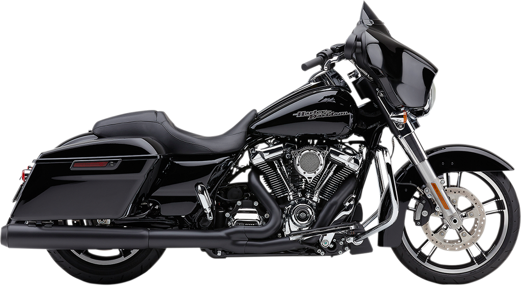 COBRA Powr-Flo 2:1 Exhaust - Black - '17-'20 FL 6451RB - Team Dream Rides