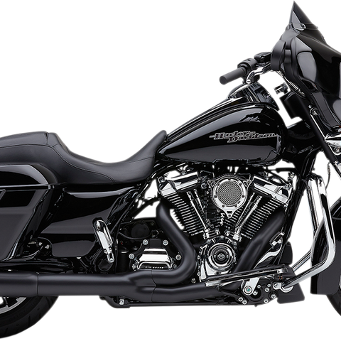 COBRA Powr-Flo 2:1 Exhaust - Black - '17-'20 FL 6451RB - Team Dream Rides