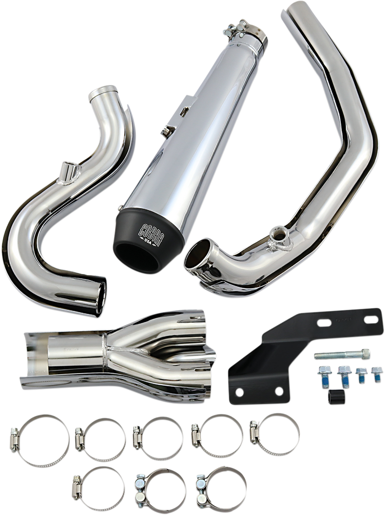 COBRA El Diablo Exhaust - Chrome - '07-'11 Softail 6484