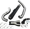 COBRA El Diablo Exhaust - Black - '07-'11 Softail 6484B