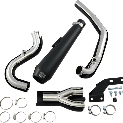COBRA El Diablo Exhaust - Black - '07-'11 Softail 6484B - Team Dream Rides
