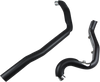 COBRA True Dual Headpipes - Black - '07-'08 FL 6251RB - Team Dream Rides