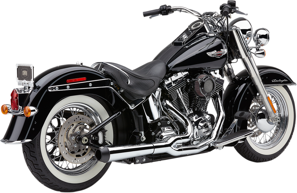 COBRA El Diablo Exhaust - Chrome - '88-'06 Softail 6485