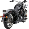 COBRA El Diablo Exhaust - Black - '88-'06 Softail 6485B