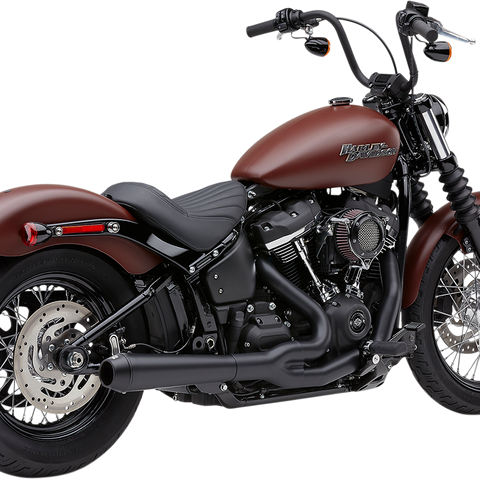 COBRA El Diablo Exhaust - Black - '18-'19 FLHC/FLSB 6479B - Team Dream Rides