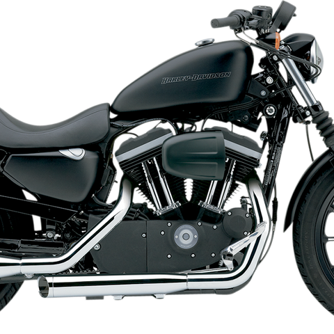 COBRA Slashcut Mufflers - Chrome - '04-'13 XL 6030 - Team Dream Rides