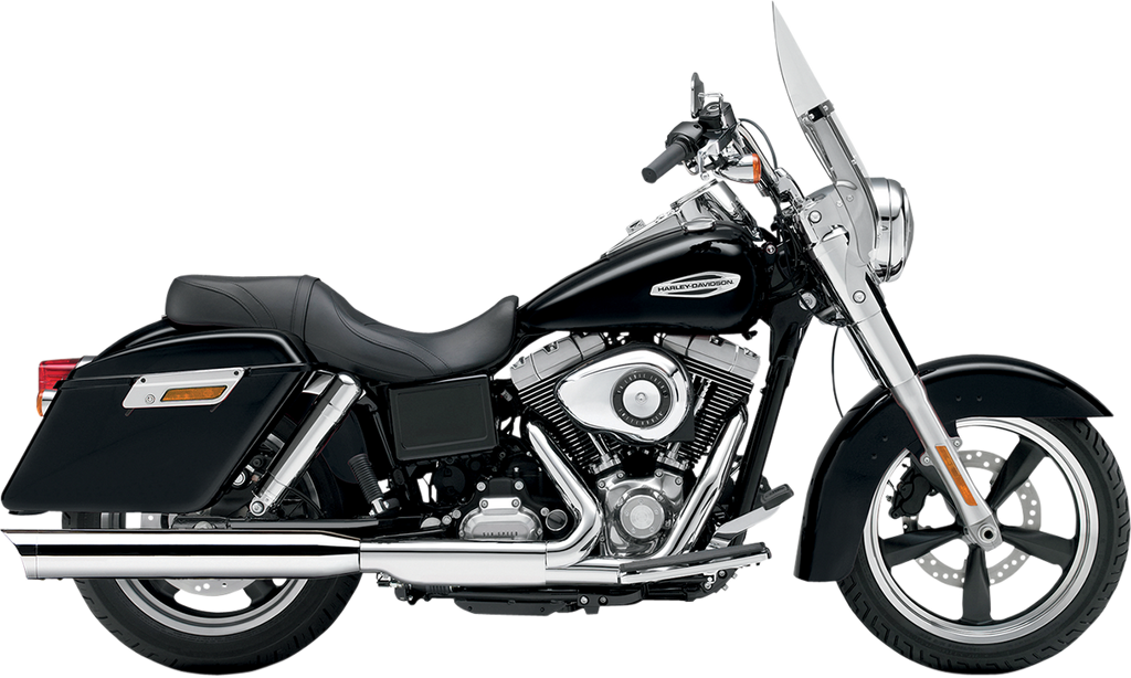 COBRA Scalloped Muffler - Chrome - '12-'16 FLD 6209 - Team Dream Rides