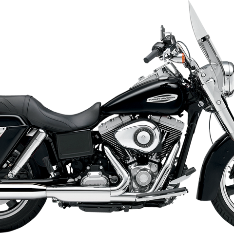 COBRA Scalloped Muffler - Chrome - '12-'16 FLD 6209 - Team Dream Rides