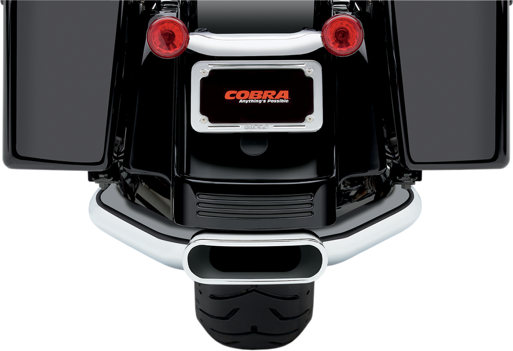 COBRA Center Pro Mufflers - Chrome - '09-'16 FL 6217