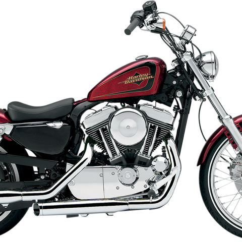 COBRA Slashcut Mufflers - Chrome - '12-'13 XL1200V 6032 - Team Dream Rides
