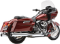 COBRA RPT 3" Mufflers - Chrome - '95-'16 Bagger 6070 - Team Dream Rides
