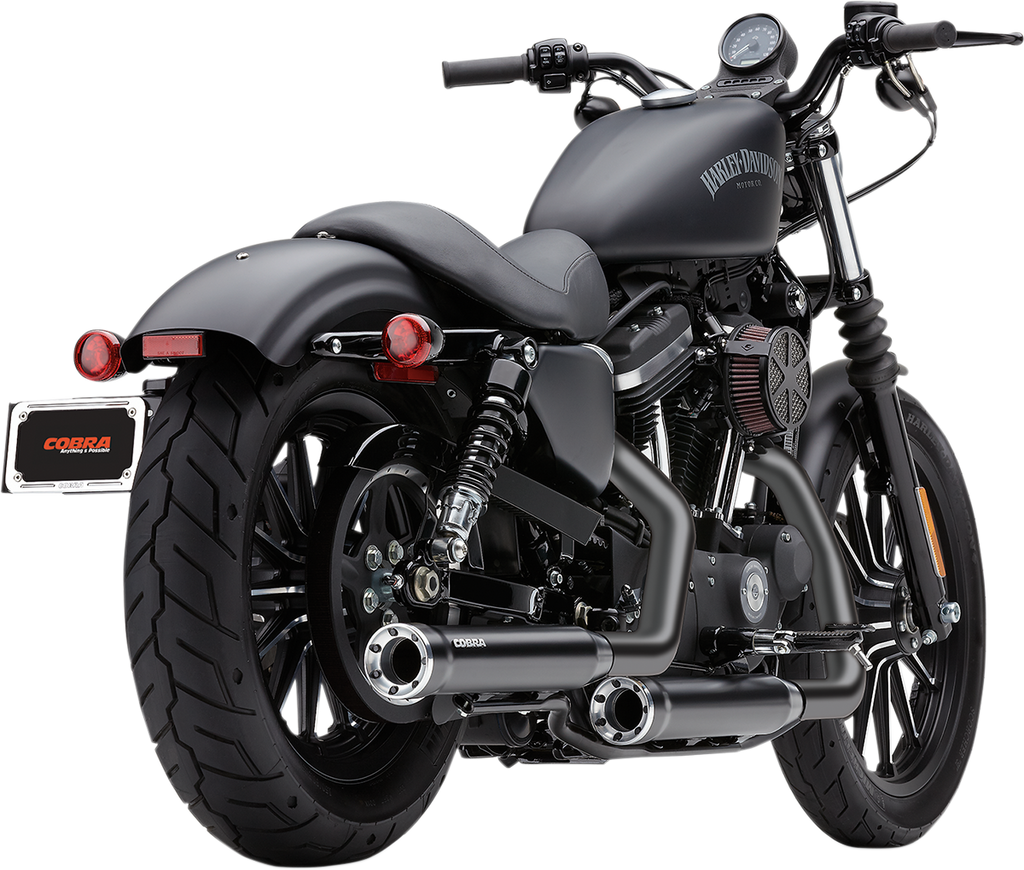 COBRA 3" RPT Mufflers for XL - Black 6081RB - Team Dream Rides