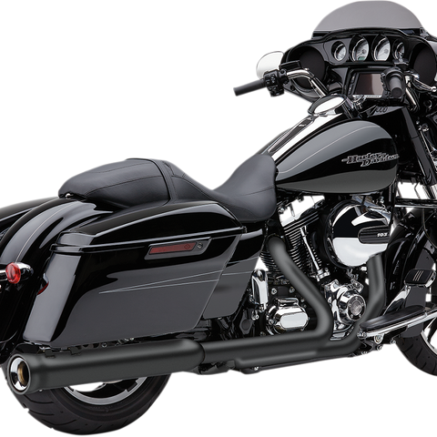 COBRA Neighbor Hater Mufflers for '95-'16 Bagger - Black 6107RB - Team Dream Rides