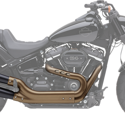 COBRA Black El Diablo Mufflers for Fat Bob 6046B - Team Dream Rides