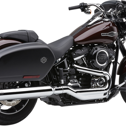 COBRA 909 Twin Muffler for FLSB - Chrome 6520 - Team Dream Rides