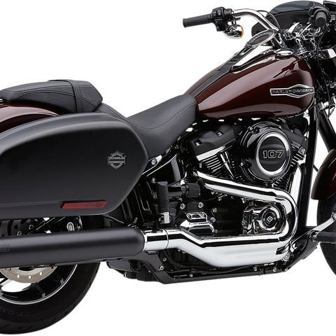 COBRA 909 Twin Muffler for FLSB - Black 6520B - Team Dream Rides