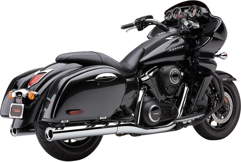COBRA Mufflers with Billet Tip for Yamaha VN1700 – Part 4230