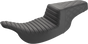 SADDLEMEN Step-Up Front Tuck-n-Roll and Rear Lattice Stitch Seat - Black Part 897-07-176