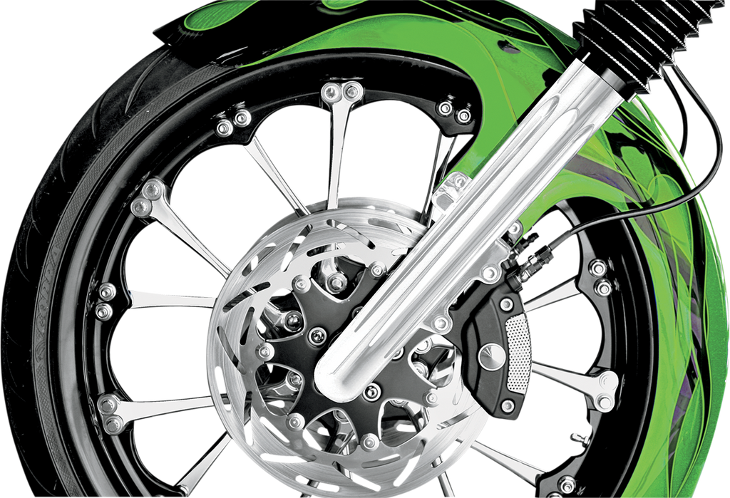 Arlen Ness Deep Cut Chrome Fork Legs for Dual Disc Touring Models 2008-2013 – Part #06-510