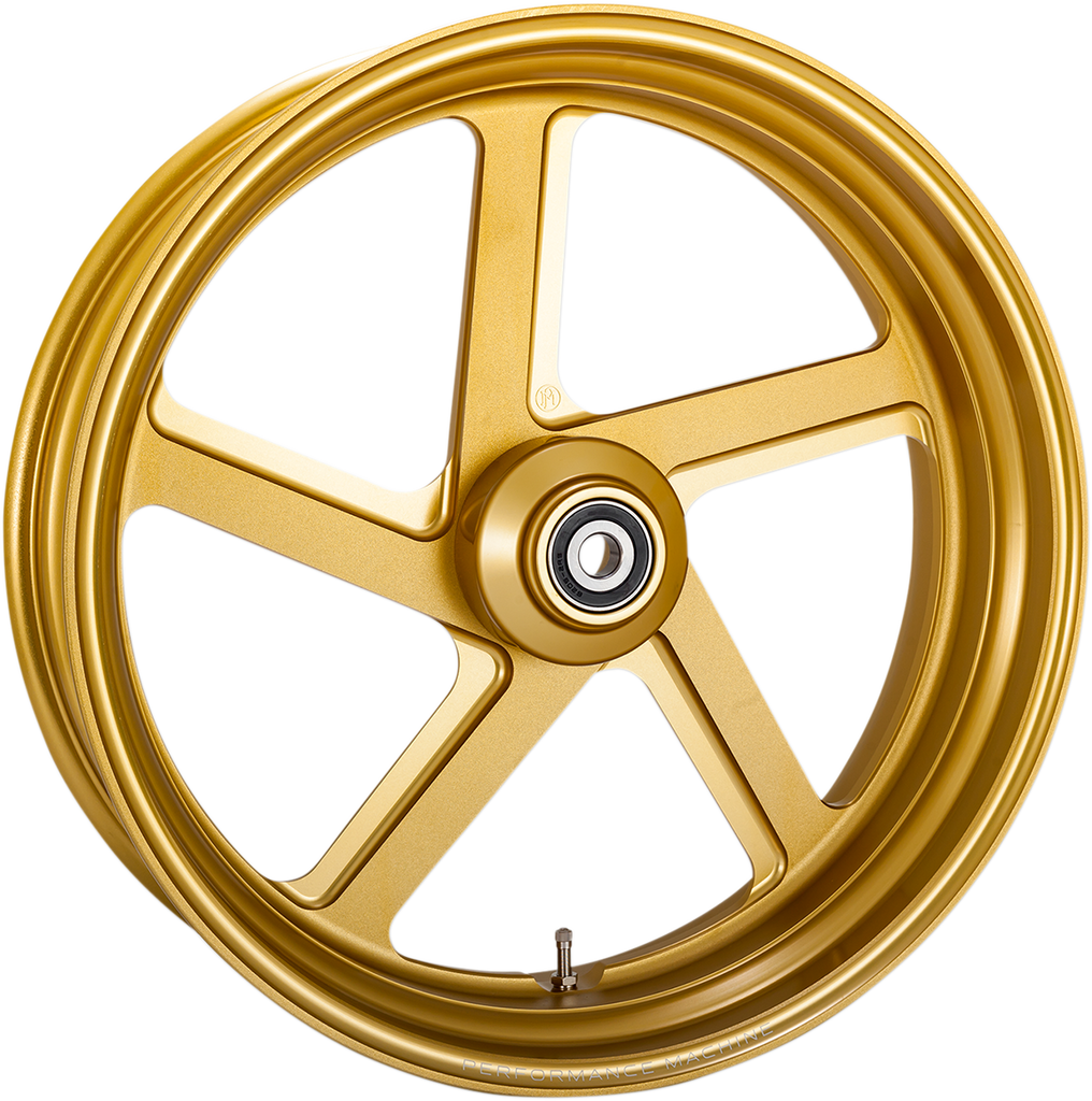 PERFORMANCE MACHINE (PM) Wheel - Pro-Am - Front - Dual Disc/with ABS - Gold Ops* - 18x5.5 12047814RPROSMG