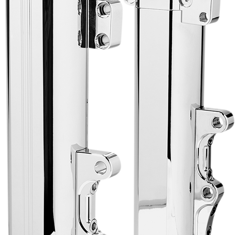 PERFORMANCE MACHINE (PM) Fork Leg - 49 mm - Chrome - Lower - Dual Disc 0208-2177-CH - Team Dream Rides