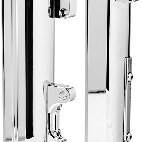 PERFORMANCE MACHINE (PM) Fork Leg - 49 mm - Chrome - Lower - Single Disc 0208-2178-CH - Team Dream Rides