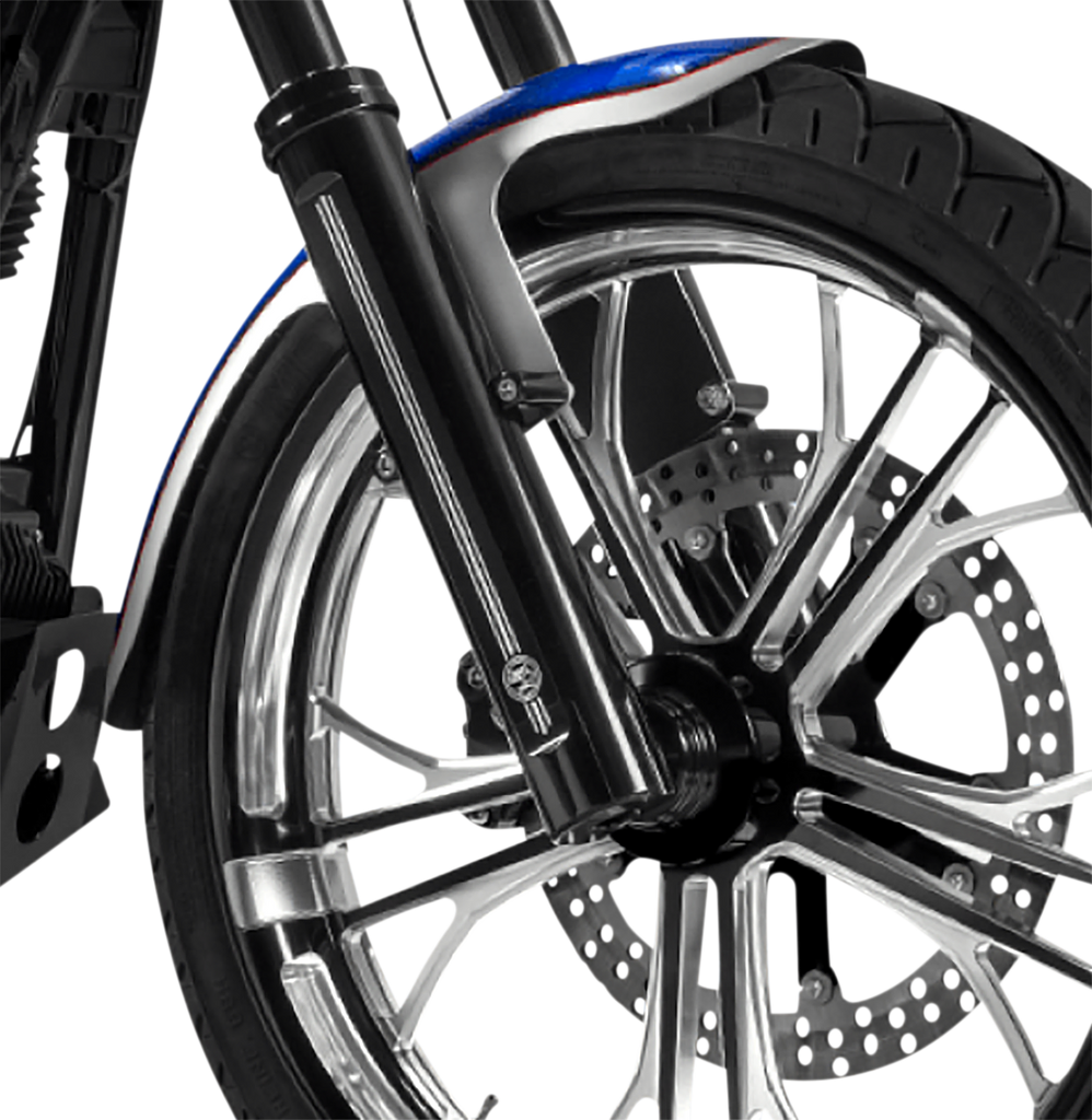 PERFORMANCE MACHINE (PM) Fork Leg - 49 mm - Lower - Contrast Cut - Single Disc 0208-2178-BM - Team Dream Rides