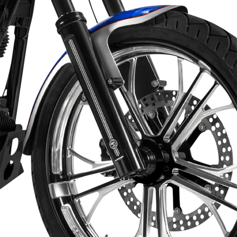 PERFORMANCE MACHINE (PM) Fork Leg - 49 mm - Lower - Contrast Cut - Single Disc 0208-2178-BM - Team Dream Rides