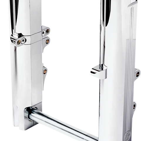 PERFORMANCE MACHINE (PM) Fork Legs - Chrome - Lower - Dual Disc 0208-2173-CH - Team Dream Rides