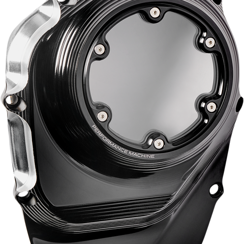 PERFORMANCE MACHINE (PM) Cam Cover - Vision - Contrast Cut - M8 0177-2082M-BM - Team Dream Rides