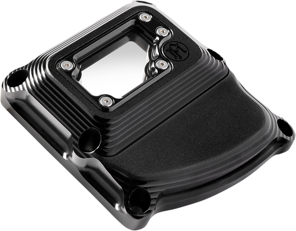 PERFORMANCE MACHINE (PM) Transmission Cover - Black Ops* - Touring 0203-2020M-SMB