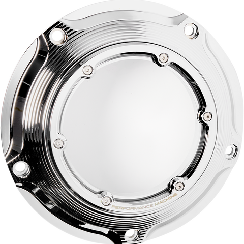 PERFORMANCE MACHINE (PM) Derby Cover - Chrome - Touring 0177-2083M-CH - Team Dream Rides