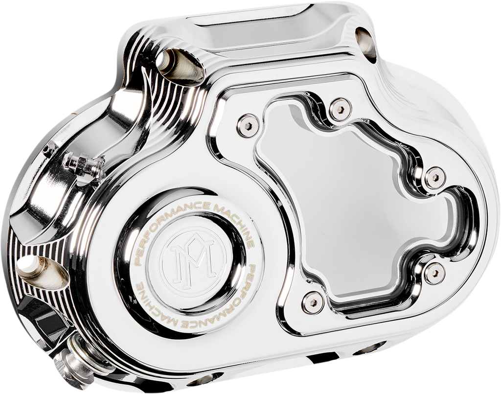 PERFORMANCE MACHINE (PM) Transmission Cover - Chrome - Hydraulic - Touring 0177-2080M-CH