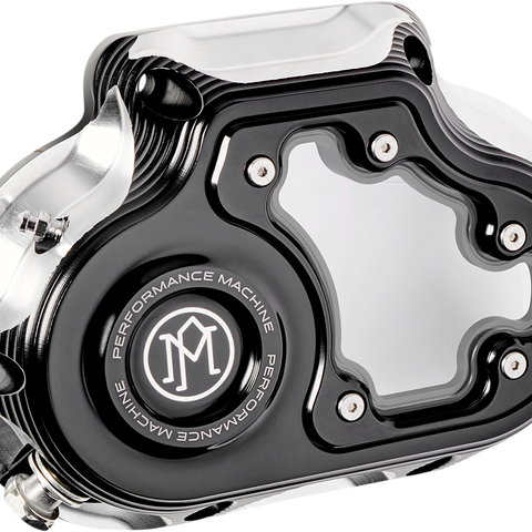 PERFORMANCE MACHINE (PM) Transmission Cover - Contrast Cut* - Hydraulic - Touring 0177-2080M-BM - Team Dream Rides