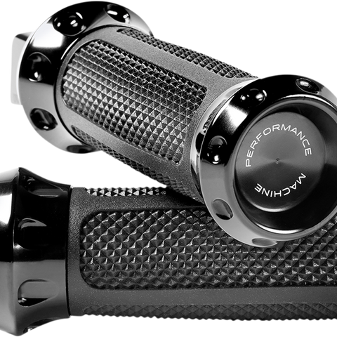 PERFORMANCE MACHINE (PM) Over Drive Footpeg - M8 - Black 0035-1243M-B - Team Dream Rides