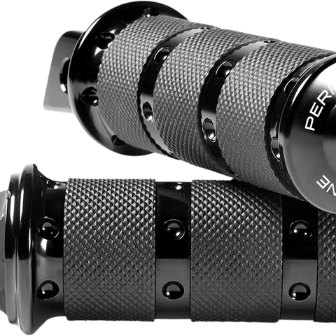 PERFORMANCE MACHINE (PM) Footpegs - Black - XLS - M8 0035-1247M-B - Team Dream Rides