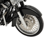 Arlen Ness Chrome Fork Legs - Smooth Tapered Design with Dual Disc Compatibility, Part 40-503